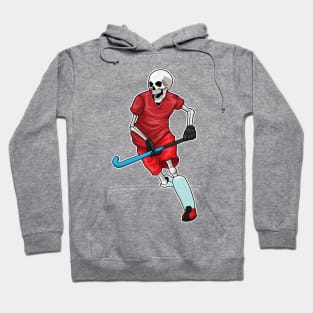 Skeleton Hockey Hockey bat Hoodie